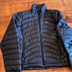 Patagonia down jacket.